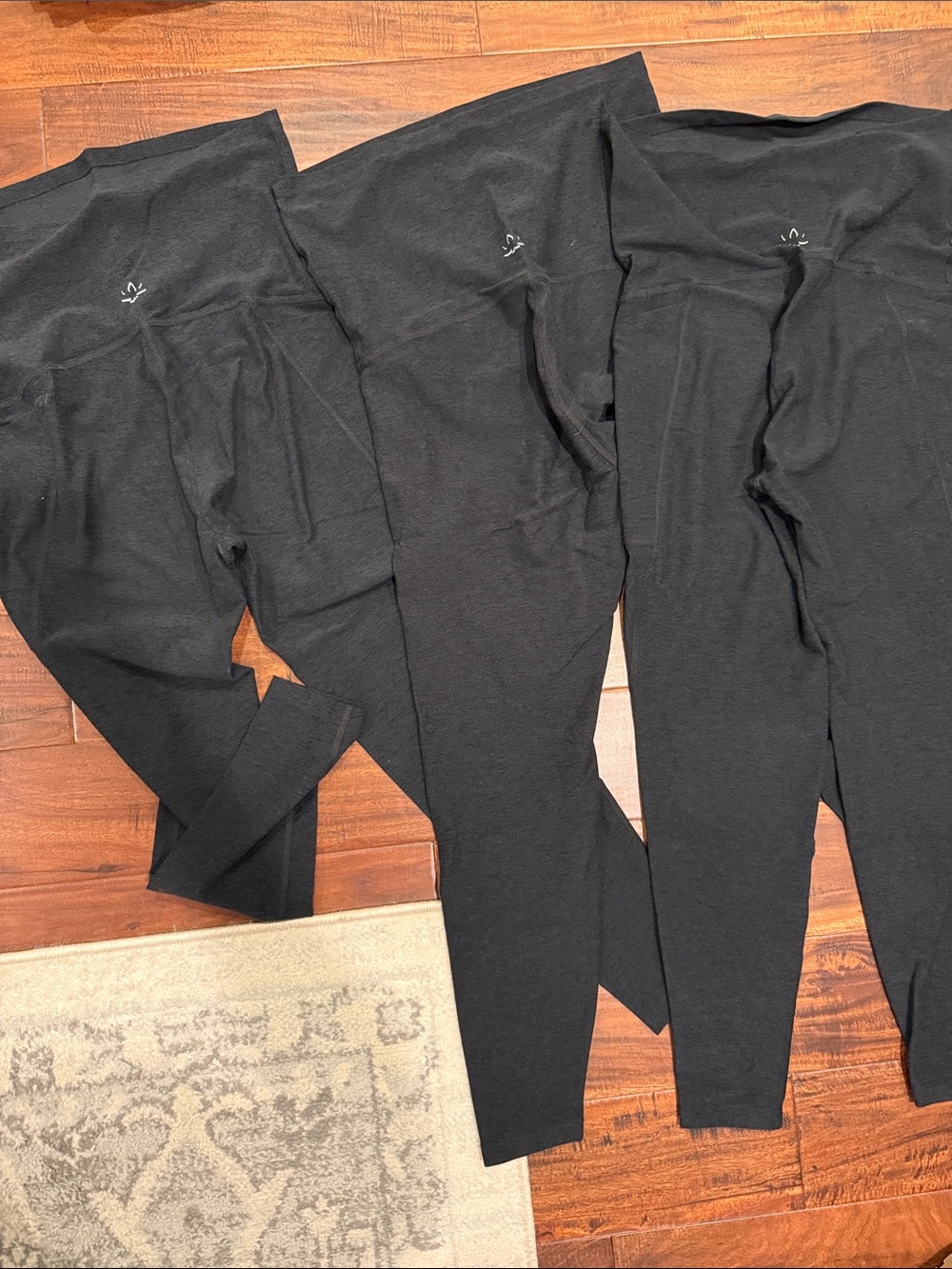 Beyond the Bump Black High-Waist Maternity Leggings (3 Pack)